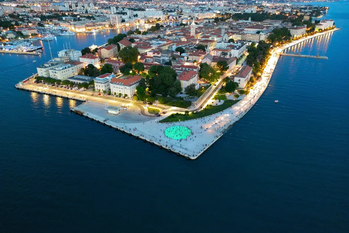 Zadar as a charter starting point for northern Dalmatia